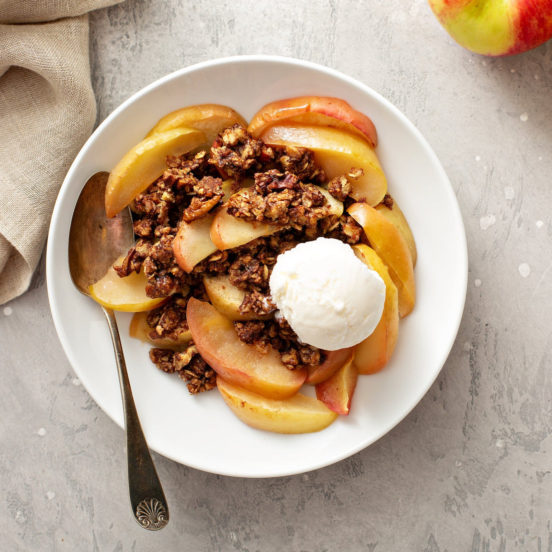 Frozen - Organic Apple Crisp w/Oat & Pecan Topping- Bake-at-Home
