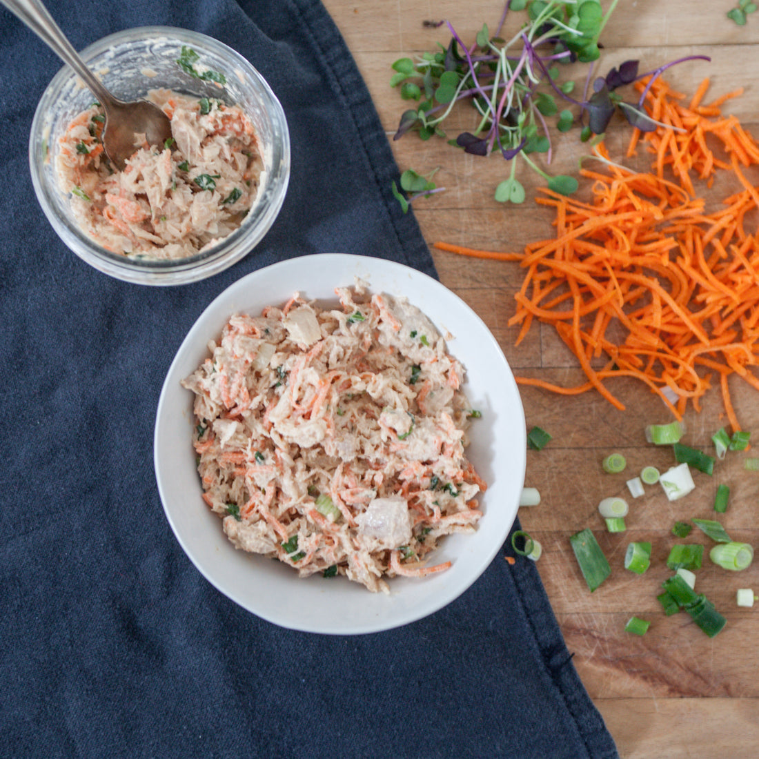 Tuna Salad w/Sriracha Mayo &amp; Pickled Veggies